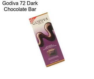 Godiva 72 % Dark Chocolate Bar