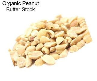 Organic Peanut Butter Stock