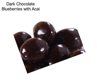 Dark Chocolate Blueberries with Acai