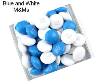 Blue and White M&Ms