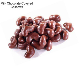 Milk Chocolate-Covered Cashews