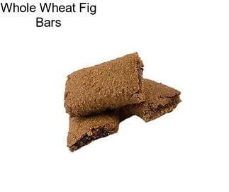 Whole Wheat Fig Bars