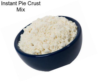 Instant Pie Crust Mix