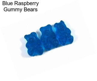 Blue Raspberry Gummy Bears