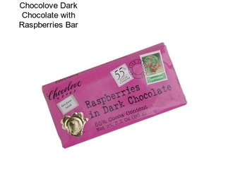 Chocolove Dark Chocolate with Raspberries Bar