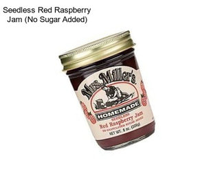 Seedless Red Raspberry Jam (No Sugar Added)