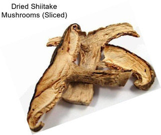 Dried Shiitake Mushrooms (Sliced)