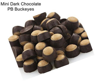Mini Dark Chocolate PB Buckeyes