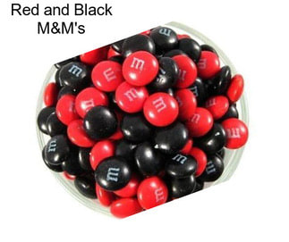 Red and Black M&M\'s