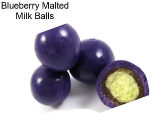 Blueberry Malted Milk Balls