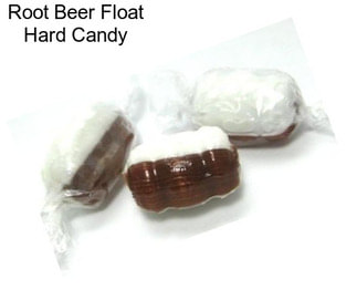 Root Beer Float Hard Candy