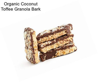 Organic Coconut Toffee Granola Bark