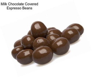 Milk Chocolate Covered Espresso Beans