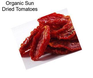 Organic Sun Dried Tomatoes