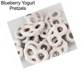 Blueberry Yogurt Pretzels