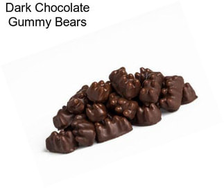 Dark Chocolate Gummy Bears