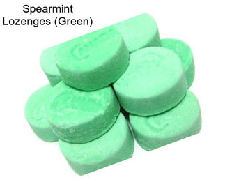 Spearmint Lozenges (Green)