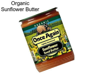 Organic Sunflower Butter