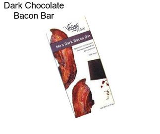 Dark Chocolate Bacon Bar