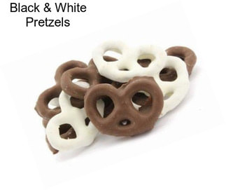 Black & White Pretzels