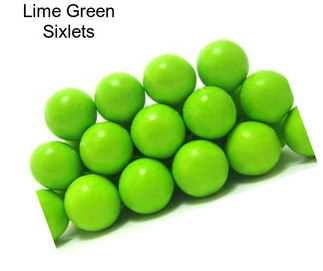 Lime Green Sixlets