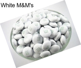 White M&M\'s