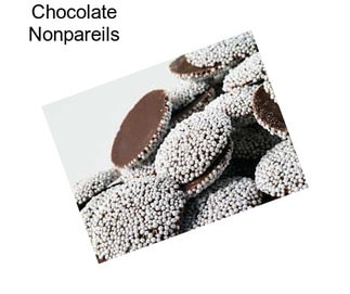 Chocolate Nonpareils