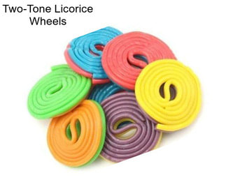 Two-Tone Licorice Wheels