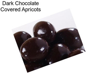 Dark Chocolate Covered Apricots