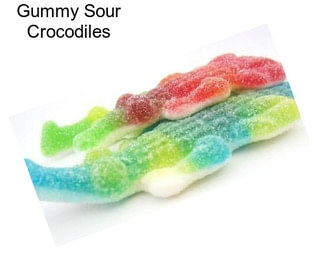 Gummy Sour Crocodiles