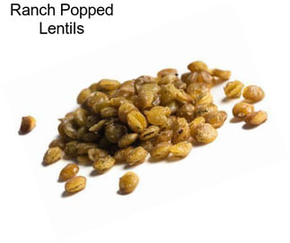 Ranch Popped Lentils
