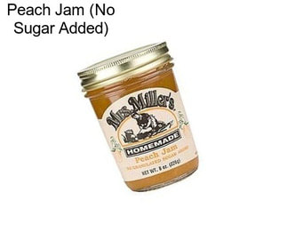 Peach Jam (No Sugar Added)