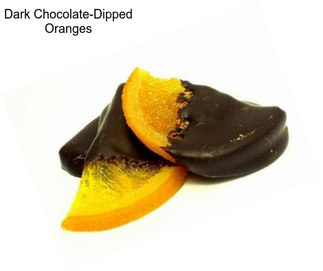 Dark Chocolate-Dipped Oranges