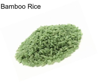 Bamboo Rice