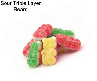 Sour Triple Layer Bears