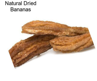 Natural Dried Bananas