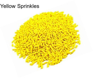 Yellow Sprinkles