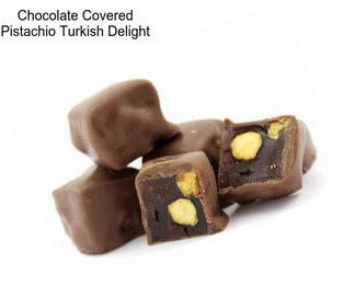 Chocolate Covered Pistachio Turkish Delight