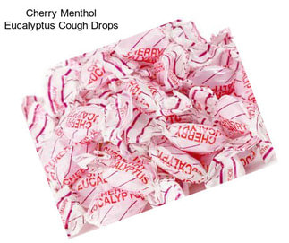 Cherry Menthol Eucalyptus Cough Drops