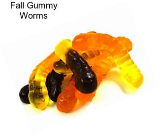 Fall Gummy Worms