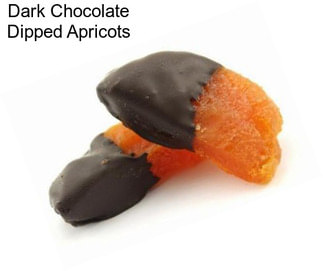 Dark Chocolate Dipped Apricots