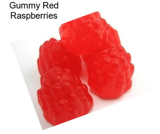 Gummy Red Raspberries