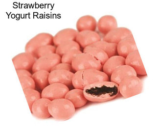 Strawberry Yogurt Raisins