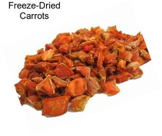 Freeze-Dried Carrots