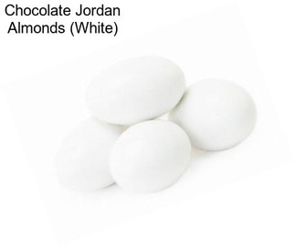 Chocolate Jordan Almonds (White)