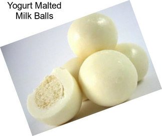Yogurt Malted Milk Balls