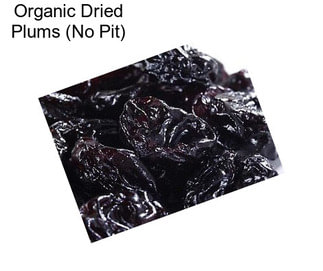 Organic Dried Plums (No Pit)