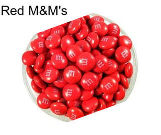 Red M&M\'s