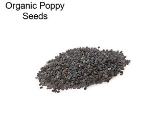 Organic Poppy Seeds