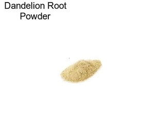 Dandelion Root Powder